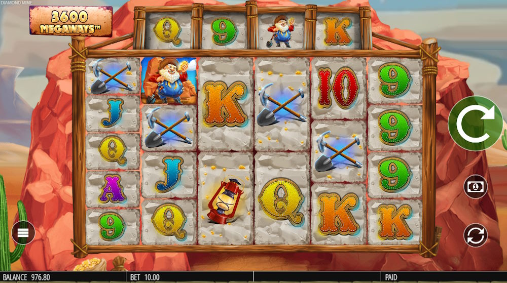 diamond mine megaways slot