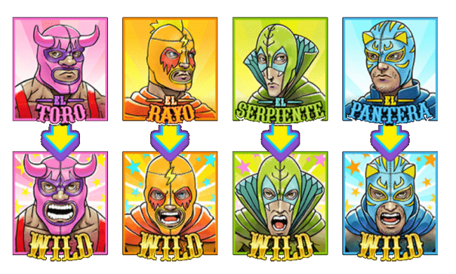 luchadora slot wilds