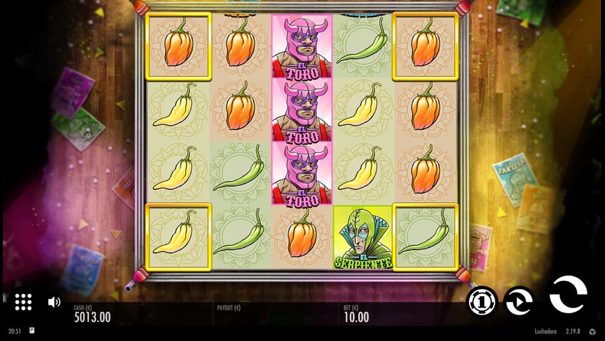 luchadora slot screenshot