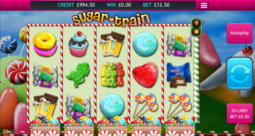 sugar train slot screenshot
