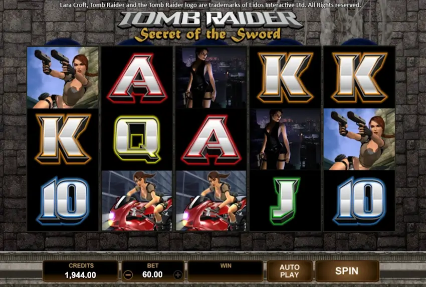 Tomb Raider Secret of the Sword slot