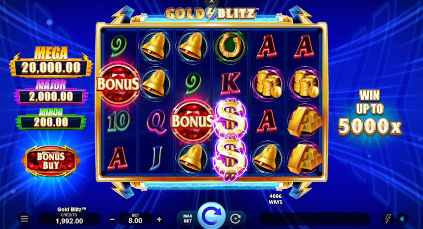 gold blitz slot screenshot