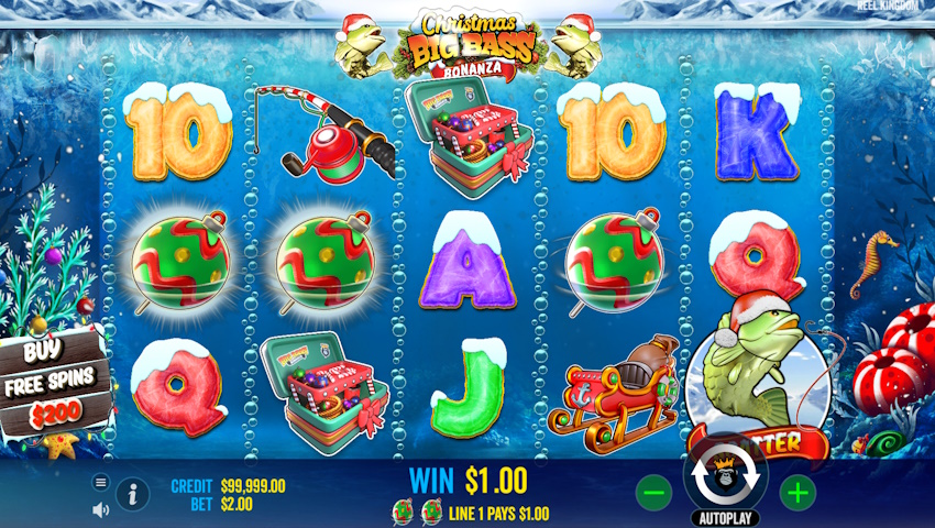 big bass bonanza christmas slot